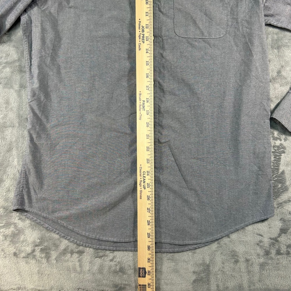 Men's Lighter Sky Blue Button-Up Shirt - Picture 3 of 8